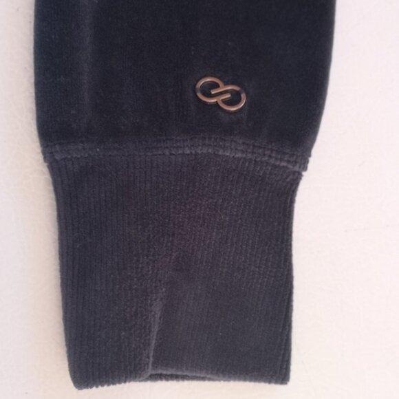 Calia by Carrie Underwood Ladies Size Large Navy Velour Long Sleeves Top - Picture 6 of 11